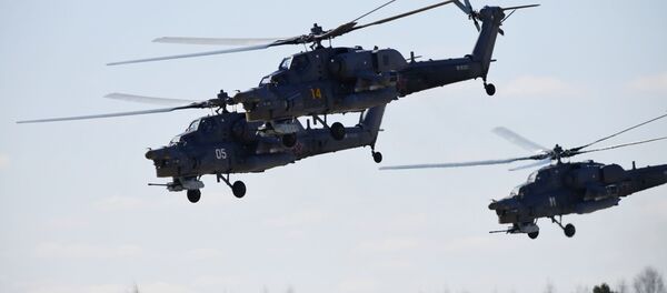 Вертолеты Ми-28Н Ночной охотник, архивное фото - Sputnik Литва