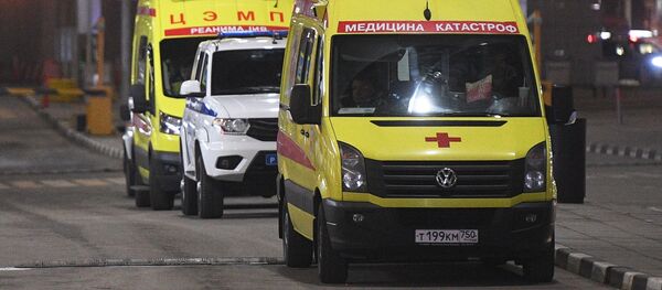Автомобили скорой помощи в аэропорту Шереметьево - Sputnik Литва