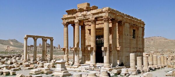 Храм Баалшамина в Пальмире, Сирия, архивное фото - Sputnik Литва