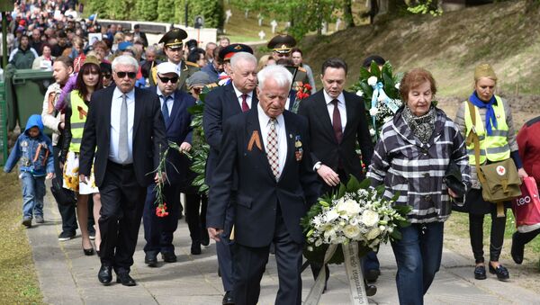 Мероприятия в честь 74-й годовщины победы в Великой Отечественной войне в Вильнюсе, 9 мая 2019 - Sputnik Литва