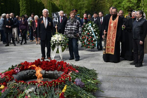 Pergalės dienos minėjimas Vilniuje Pergalės dienos minėjimas Vilniuje - Sputnik Lietuva