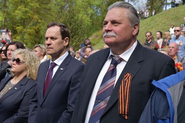 Pergalės dienos minėjimas Vilniuje Pergalės dienos minėjimas Vilniuje - Sputnik Lietuva