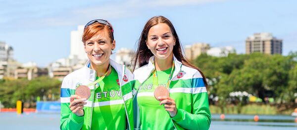 Гребчихи из Литвы Доната Виштартайте и Милда Валчюкайте Гребчихи из Литвы Доната Виштартайте и Милда Валчюкайте - Sputnik Lietuva