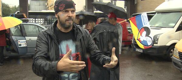 Мы хотим подать миру знак –  участник автопробега Берлин-Москва - Sputnik Литва