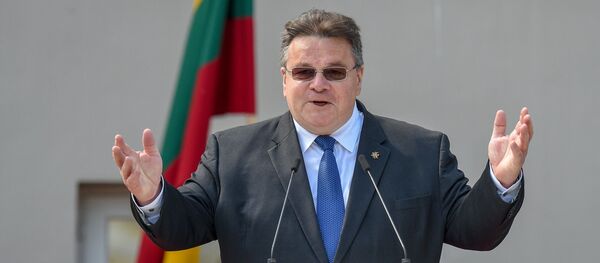 Министр иностранных дел Литвы Линас Линкявичюс, архивное фото Министр иностранных дел Литвы Линас Линкявичюс, архивное фото - Sputnik Lietuva