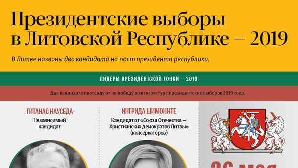 Президентские выборы  в Литовской Республике — 2019 - Sputnik Литва