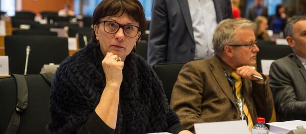 Евродепутат от Латвии Сандра Калниете, архивное фото - Sputnik Литва