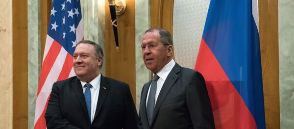 Встреча главы МИД России Сергея Лаврова с госсекретарем США Майком Помпео, 14 мая 2019 - Sputnik Литва