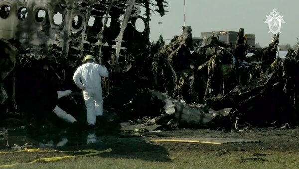 Lėktuvo  Sukhoi Superjet-100 katastrofos vietoje Šeremetjevo oro uoste - Sputnik Lietuva