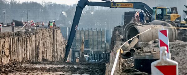 Rail Baltica, строительные работы в Каунасе, архивное фото - Sputnik Литва