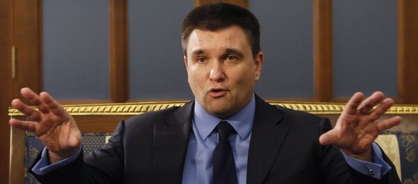 Министр иностранных дел Украины Павел Климкин, архивное фото - Sputnik Lietuva