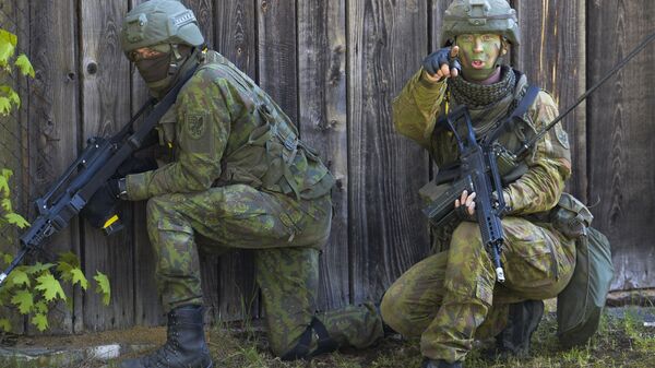 Военные учения НАТО Spring storm в Эстонии, архивное фото - Sputnik Lietuva