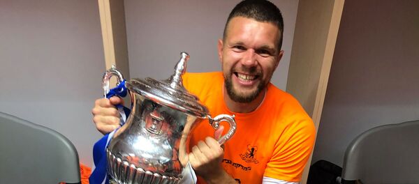 Литовский вратарь Эмилиюс Зубас  - Sputnik Литва