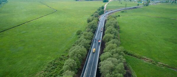 Oficialus estakados Rusnėje atidarymas Oficialus estakados Rusnėje atidarymas - Sputnik Lietuva