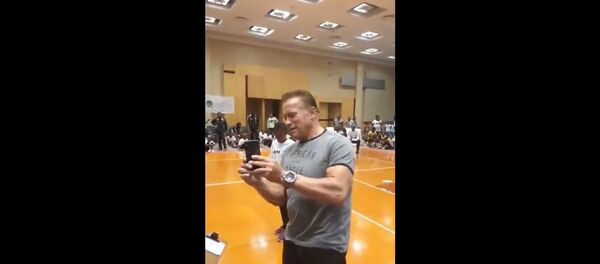 Internete pasirodė puolimo prieš Švarcnegerį Pietų Afrikoje vaizdo įrašas - Sputnik Lietuva