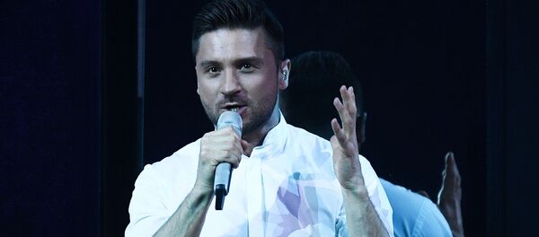 Певец Сергей Лазарев (Россия) во время репетиции второго полуфинала международного конкурса Евровидение-2019 - Sputnik Литва