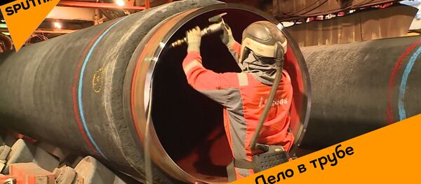Опубликовано видео укладки труб Северного потока – 2 на Балтике - Sputnik Литва