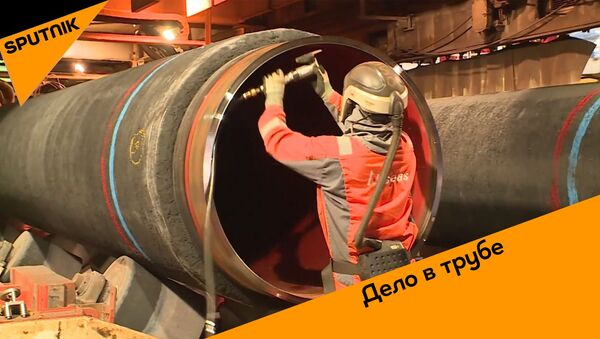 Опубликовано видео укладки труб Северного потока – 2 на Балтике - Sputnik Литва