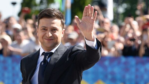 Инаугурация избранного президента Украины В. Зеленского - Sputnik Литва