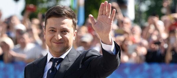 Инаугурация избранного президента Украины В. Зеленского - Sputnik Литва