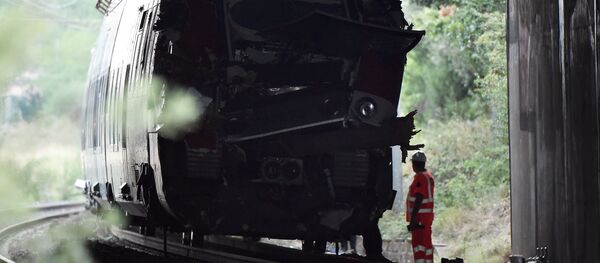 Авария поезда во Франции - Sputnik Литва