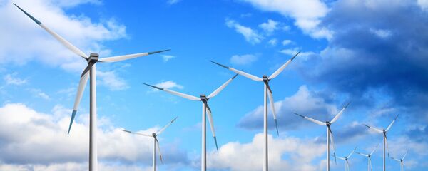 Ветряные электростанции, архивное фото  - Sputnik Литва