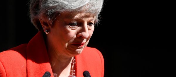 Britanijos ministrė pirmininkė Tereza Mei Britanijos ministrė pirmininkė Tereza Mei - Sputnik Lietuva