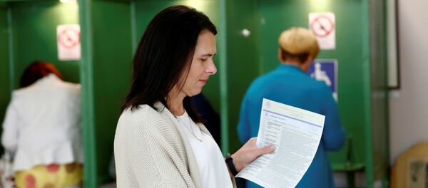 Голосование на втором туре выборов президента Литвы, 26 мая 2019 года Голосование на втором туре выборов президента Литвы, 26 мая 2019 года - Sputnik Lietuva