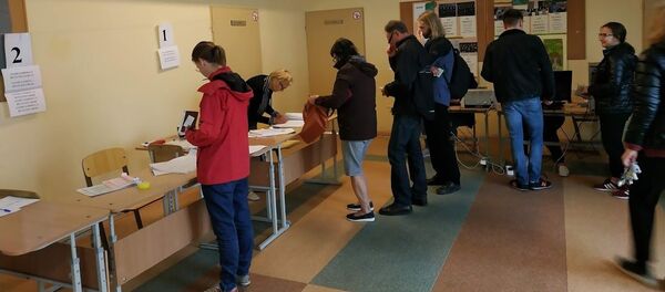 Голосование на выборах президента Литвы, 26 мая 2019 года Голосование на выборах президента Литвы, 26 мая 2019 года - Sputnik Литва