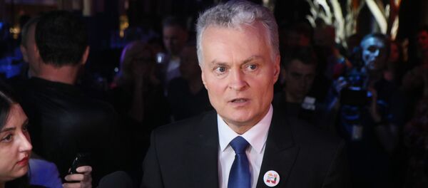 Кандидат в президенты Литвы Гитанас Науседа, 26 мая 2019 года - Sputnik Литва