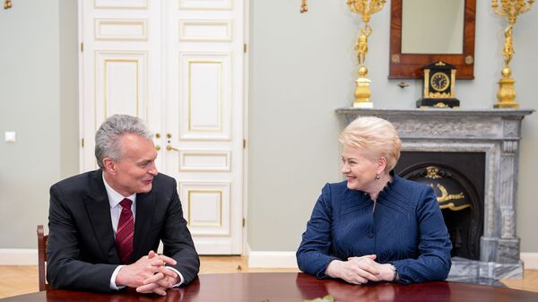 Президент Литвы Даля Грибаускайте встретилась с новоизбранным президентом Гитанасом Науседой - Sputnik Литва