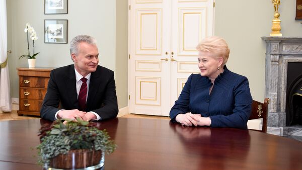Президент Литвы Даля Грибаускайте встретилась с новоизбранным президентом Гитанасом Науседой - Sputnik Литва