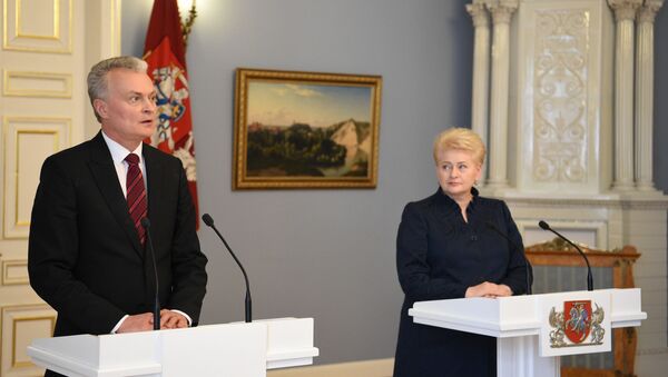 Президент Литвы Даля Грибаускайте встретилась с новоизбранным президентом Гитанасом Науседой - Sputnik Lietuva
