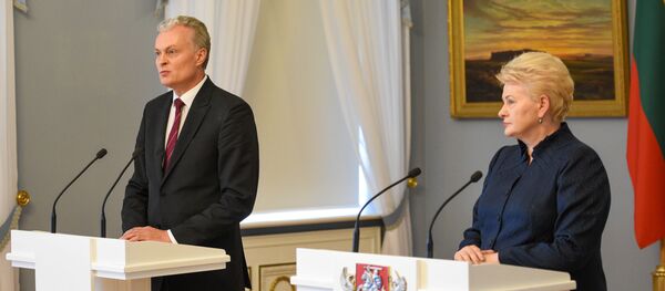 Президент Литвы Даля Грибаускайте встретилась с новоизбранным президентом Гитанасом Науседой - Sputnik Литва