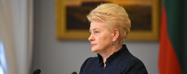 Экс-президент Литвы Даля Грибаускайте, архивное фото Экс-президент Литвы Даля Грибаускайте, архивное фото - Sputnik Литва