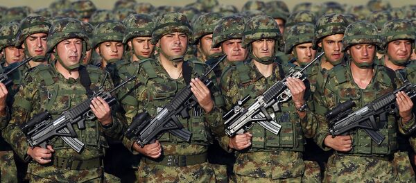 Военнослужащие армии Сербии, архивное фото - Sputnik Литва