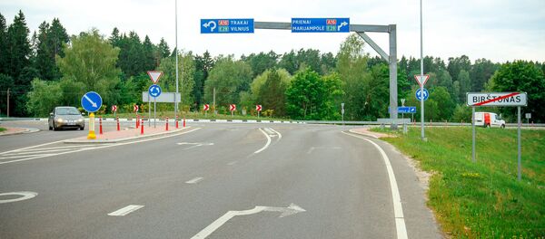 Перекресток в Литве, архивное фото - Sputnik Литва