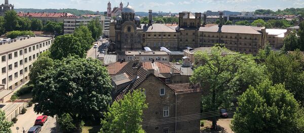 Территория Лукишского изолятора в центре Вильнюса, архивное фото Территория Лукишского изолятора в центре Вильнюса, архивное фото - Sputnik Lietuva