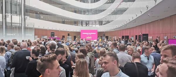 Съезд партии Свободы в Вильнюсе Съезд партии Свободы в Вильнюсе - Sputnik Lietuva