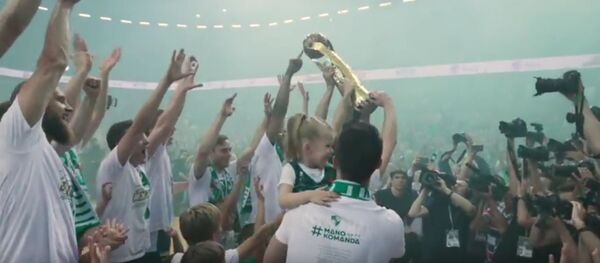 Баскетбольный Жальгирис стал чемпионом Литвы Баскетбольный Жальгирис стал чемпионом Литвы - Sputnik Литва