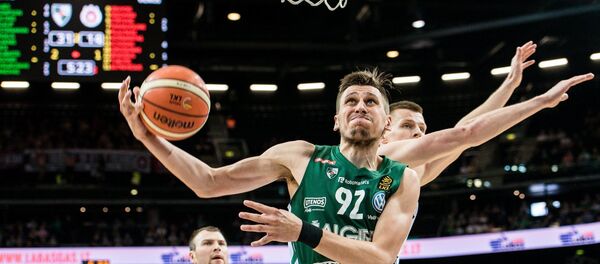 Финал чемпионата Литвы по баскетболу. Жальгирис - Ритас, 1 июня 2019 Финал чемпионата Литвы по баскетболу. Жальгирис - Ритас, 1 июня 2019 - Sputnik Литва