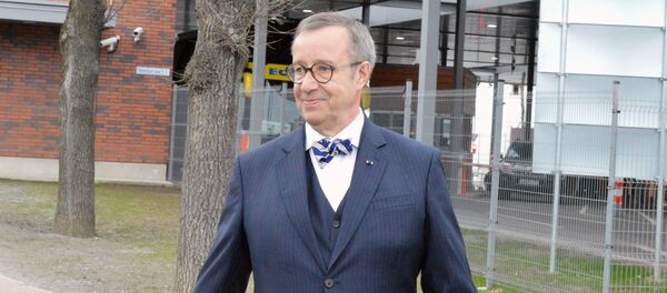 Президент Эстонии Тоомас Хендрик Ильвес. - Sputnik Литва