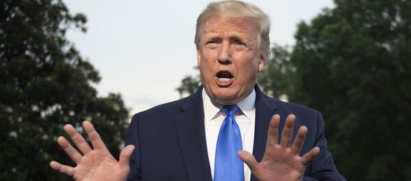 JAV prezidentas Donaldas Trampas JAV prezidentas Donaldas Trampas - Sputnik Lietuva