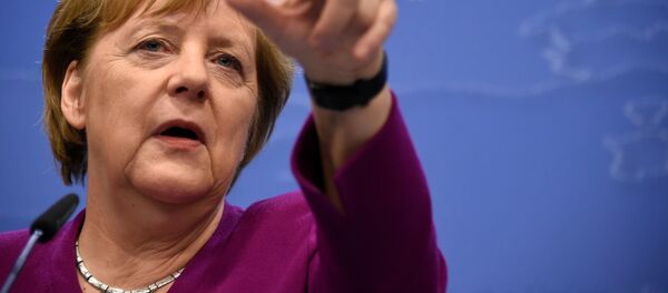 Канцлер ФРГ Ангела Меркель во время саммита лидеров стран ЕС, 28 мая 2019 года - Sputnik Литва