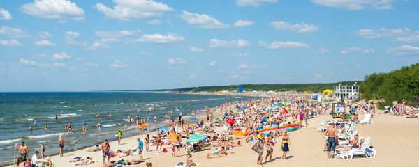 Пляж Паланги, архивное фото Пляж Паланги, архивное фото - Sputnik Lietuva