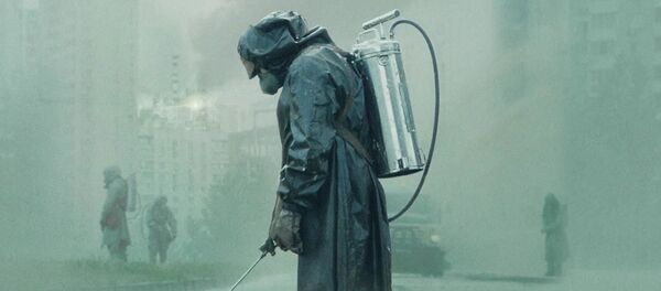 Kadras iš serialo Černobylis Kadras iš serialo Černobylis - Sputnik Lietuva