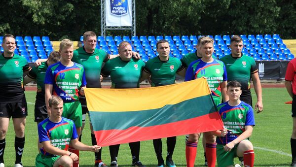 Сборная Литвы по регби в заключительном матче чемпионата Европы в дивизионе Trophy - Sputnik Литва