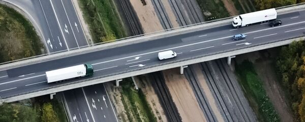 Дорога Via Baltica, архивное фото  - Sputnik Литва