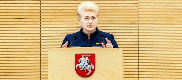 Выступление Дали Грибаускайте в Сейме, 11 июня 2019 года - Sputnik Литва