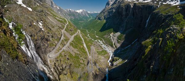 Вид на норвежскую тропу троллей, архивное фото Вид на норвежскую тропу троллей, архивное фото - Sputnik Литва